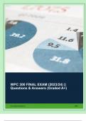 WPC 300 FINAL EXAM (2023/24) || Questions & Answers (Graded A+)