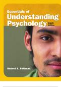 ESSENTIALS OF UNDERSTANDING PSYCHOLOGY 8TH EDITION ROBERT FELDMAN