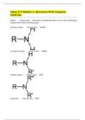 Chem 219 Module 6: Questions With Complete Solutions