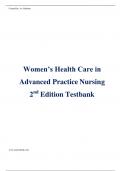 Women’s Health Care in Advanced Practice Nursing 2nd Edition Testbank