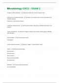 Microbiology CSCC - EXAM 2 Questions And Answers Rated A+