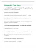 Biology 211 Final Exam Questions And Answers Rated A+