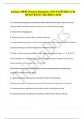 Indiana MPJE Practice Questions AND ANSWERS | (110 QUESTIONS) GRADED A 2024