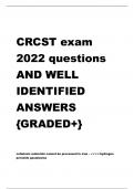 2022 questions AND WELL IDENTIFIED ANSWERS {GRADED+}