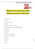 Edelmen's SPI Exam Review Practice Questions and Answers (100% Pass)