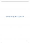 Samenvatting industriegame