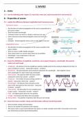 ☀️GCSE Physics Edexcel IGCSE☀️Higher☀️- Topic 3: Waves Notes☀️