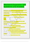 Westward Expansion Test Questions and Answers