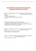 GLG 0010 Governmentwide Commercial Purchase Card Overview Exam