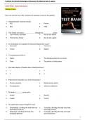 Clinical Kinesiology and Anatomy 7th Edition Test Bank by Lynn S. Lippert All Chapters (1-20) | A+ ULTIMATE GUIDE