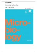  COMPLETE TEST BANK-Microbiology by OpenStax, [Vol.1 and Vol.2] GRADED A+ 2024