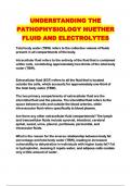 UNDERSTANDING THE PATHOPHYSIOLOGY HUETHER FLUID AND ELECTROLYTES