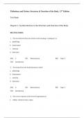 Test Item File- Practice Test Bank - Structure & Function of the Body,Thibodeau,13e