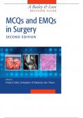 A Bailey & Love MCQs and EMQs in Surgery REVISION GUIDE SECOND EDITION