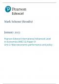 Pearson Edexcel International Advanced Level In Economics (WEC12) Paper 01 Unit 2: Macroeconomic performance and policy