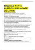 BIOD 152  REVISED QUESTIONS AND ANSWERS 2024/20245