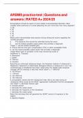 ARDMS SPI Exam | Questions and answers | RATED | A+   