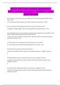 ASTR 102 Final Lecture Questions  100% Correct Answers Verified  Latest 2024 Version