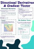 Directional Derivatives and the Gradient Vector (WTW 258)