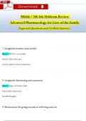 STUDY BUNDLE for NR 566/ NR566 Midterm Exam Review Qs & Ans (Latest 2024 / 2025): Advanced Pharmacology for Care of the Family (Verified Answers)