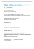 REL C 225 Exam 2 Griffiths Questions + Answers Graded A+