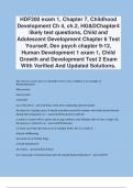 HDF200 exam 1, Chapter 7, Childhood Development Ch 4, ch.2, HG&DChapter4 likely test questions, Child and Adolescent Development Chapter 6 Test Yourself, Dev psych chapter 9-12, Human Development 1 exam 1, Child Growth and Development Test 2 Exam With Ver