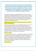 STR 293 EXAM 2024 (SCIENCE OF TEACHING  READING STR 293) TEACHER CERTIFICATION  EXAM TEST BANK WITH 500 ACTUAL EXAM  QUESTIONS AND CORRECT ANSWERS/ TEXES  STR 293 EXAM 2024/2025 (BRAND NEW!!)