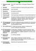 Neurodegenerative Conditions Exam Review 2024/2025 A+