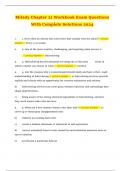 Milady Chapter 21 Workbook Exam Questions With Complete Solutions 2024