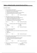 Test Item File- Practice Test Bank - Theories of Personality, Schultz,10e