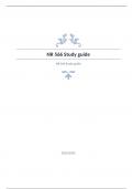 NR 566 Study guide NR 566 Chamberlain College Nursing Question and answers  verified to pass