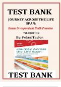 Test Bank for Journey Across the Life Span: Human Development and Health Promotion Seventh Edition by Elaine U. Polan//All Chapters// Complete Guide A+