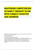 Mastering Competencies  in Family Therapy EXAM  WITH CORRECT QUESTION  AND ANSWERS  Relational limit - correct answerCorrect Answer: CCorrect answerWhich of these is NOT  a tenant for solution focused therapy? A. If it isn't broke, don't fix it  B. 