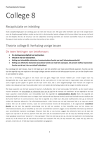 Psychoanalytische therapie - lessen 1 t.e.m. 10 (2015-2016)