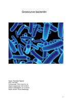 Verslag Groeicurve bacteriën - Blok B - Leerjaar 1