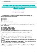 PHTLS PRE & POST TEST, ATLS EXAM NEWEST VERSION WITH 165 CORRECTLY ANSWERED QUESTIONS WHICH ARE HIGHLY TESTED AND VERIFIED  |A+ GRADED