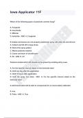 Iowa Applicator 11F QUESTIONS & ANSWERS 2024 ( A+ GRADED 100% VERIFIED)