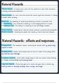 1A challenges of natural hazards - paper 1 AQA