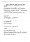 NUR631-Advanced Health Assessment Test 1 1. For which of the following patients would a comprehensive health history be appropriate?  A) A new patient with the chief complaint of "I sprained my ankle" B) An established patient with the chief complai