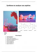 Scheikunde verslag Synthese en Analyse van Aspirine