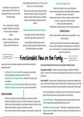 Summary -  Families and Households Functionalism