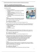  Leadership and Nursing Care Management, 6th Edition Test Bank by Diane Huber, M. Lindell Joseph All chapters (1-27) | A+ ULTMATE GUIDE