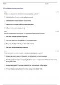 WGU D184 STUDY GUIDE QUESTIONS WITH COMPLETE ANSWERS ALREADY PASSED!!