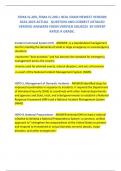 FEMA IS-200, FEMA IS-200.c REAL EXAM NEWEST VERSION  2024-2025 ACTUAL   QUESTION AND CORRECT DETAILED VERIFIED ANSWERS FROM VERIFIED SOURCES  BY EXPERT RATED A GRADE.