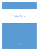 Samenvatting Ontwerpen I