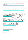 LETRS UNIT 1 SESSION 1-8 ASSESSMENT EXAM QUESTIONS AND ANSWERS LATEST 2024