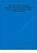 OUHCOM - OBGYN: Reading: Beckmann, Obstetrics & Gynecology 7th Edition – Exam 1 || Questions & 100% Correct Solutions