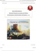 Solution Manual For Advanced Financial Accounting 13th Edition By Christensen, Cottrell & Budd, Verified All 20 Chapters, Complete Newest Version