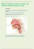 BIOD 151 Module 2 Problem Set 2024 with complete solution;Portage Learning