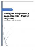 CMG3701 Assignment 3 2024 (891516) - DUE 31 July 2024